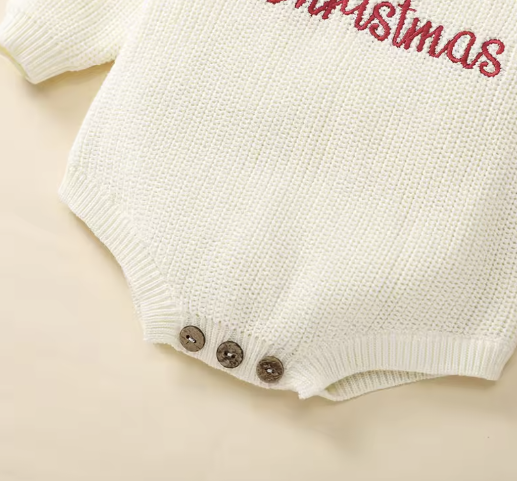 My first Christmas Romper