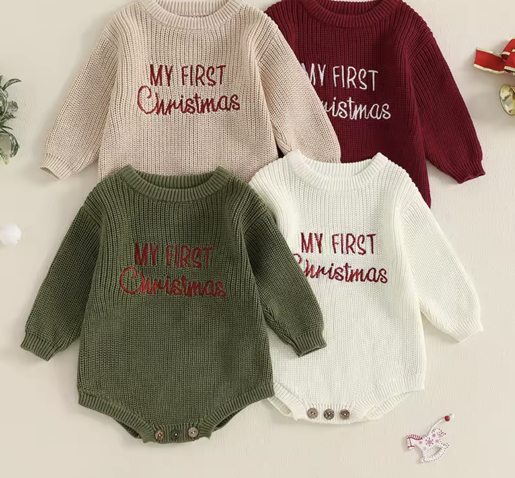 My first Christmas Romper